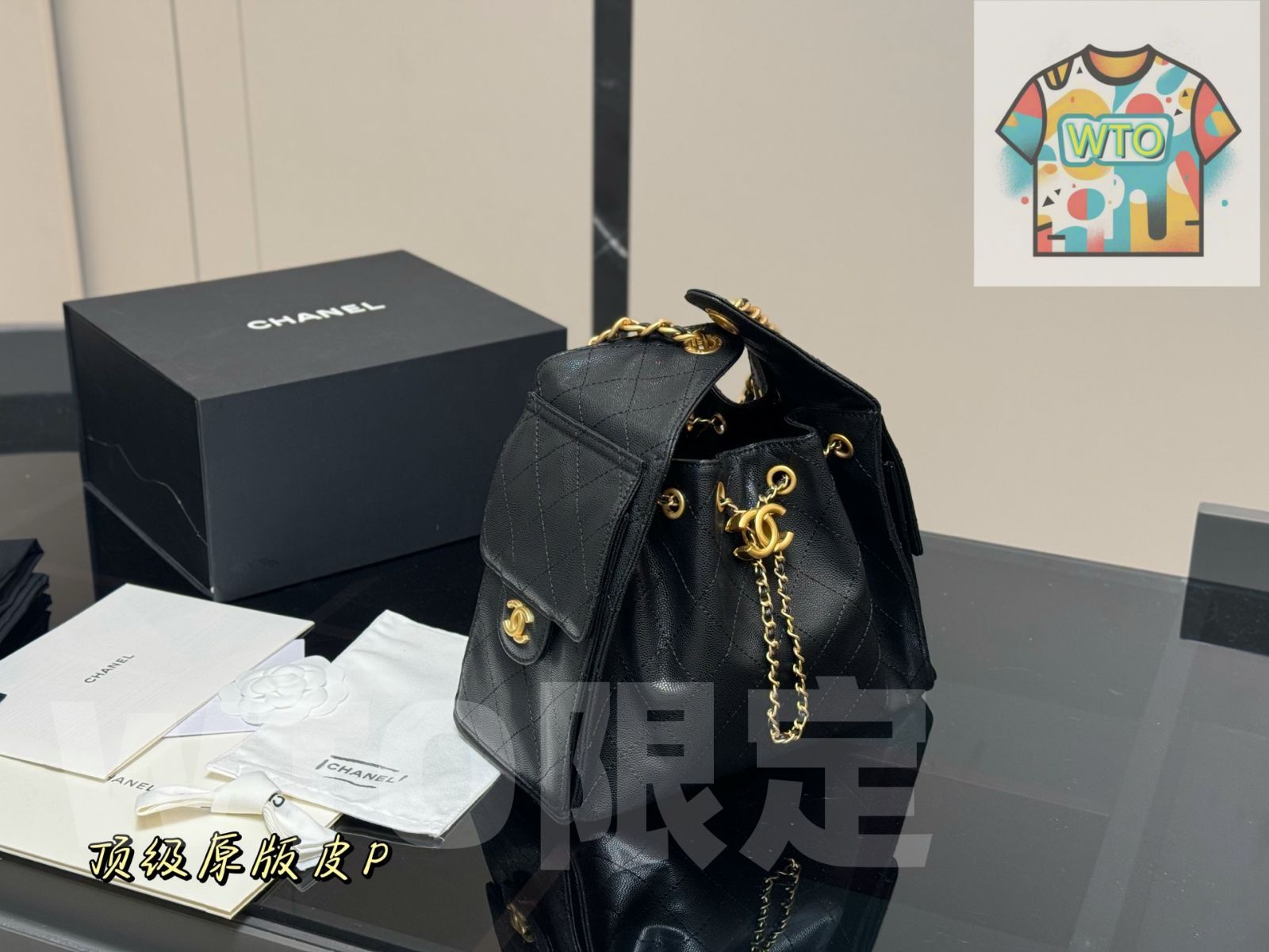 今日 Chanel 25S ホボバッグ キャビアレザー 25×19cm-WTO輸入1