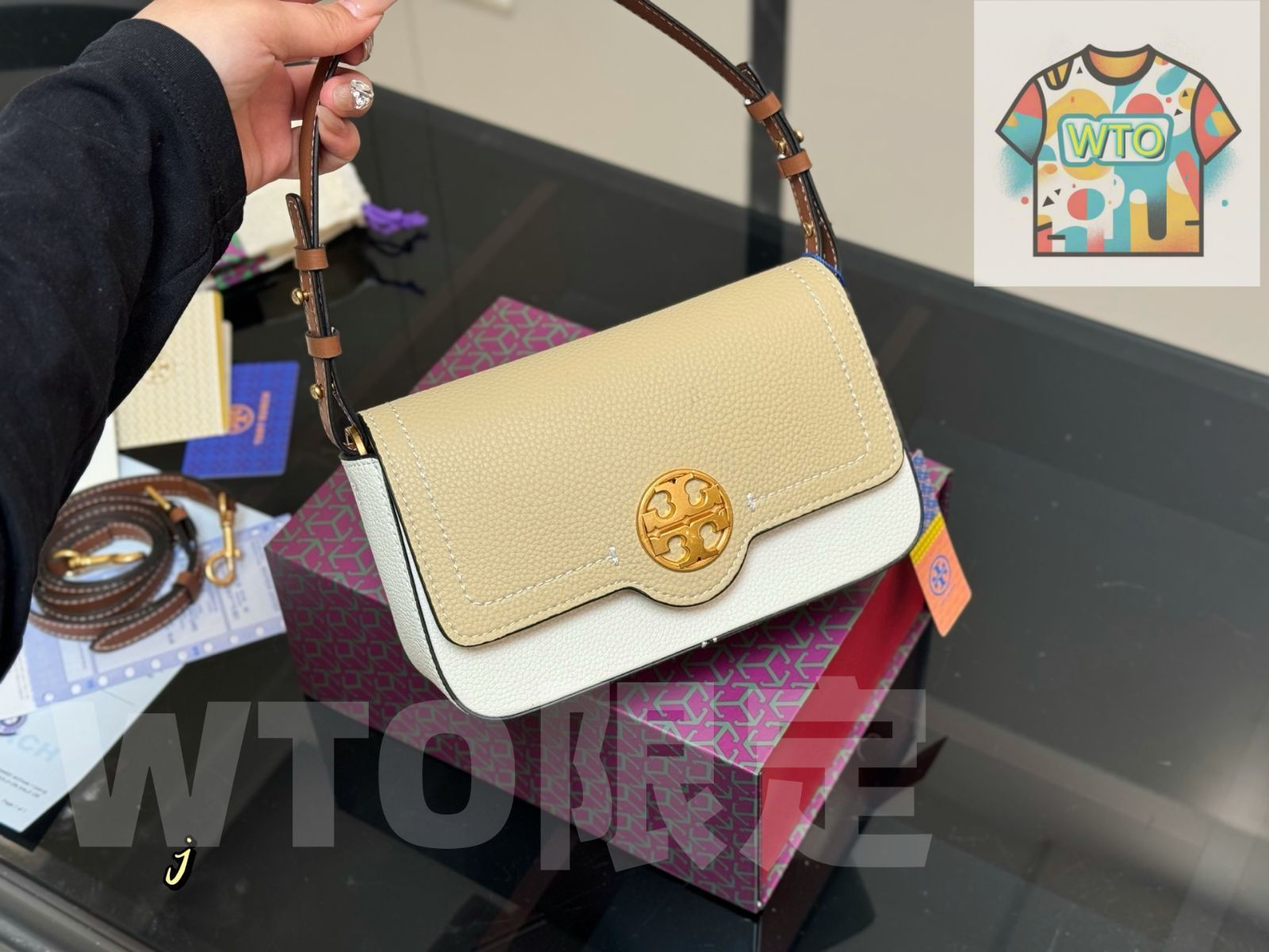 今日 TORY BURCH マージャンバッグ 21×13cm-WTO輸入1