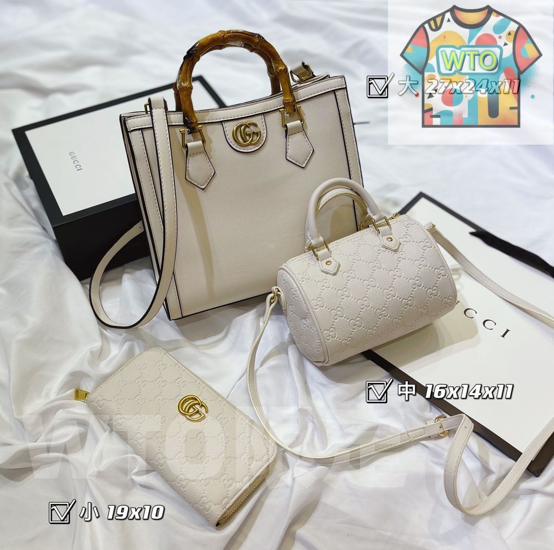 魅力 GUCCI グッチ ショルダーバッグ ハンドバッグ 財布 3点セットバッグ| | --WTO輸入3