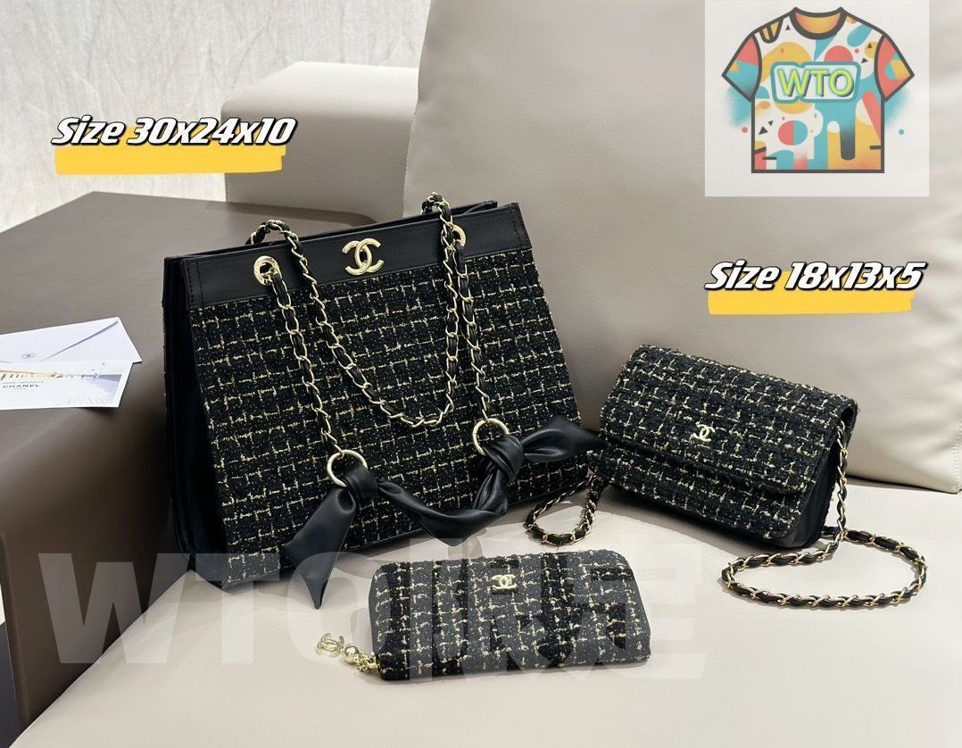  CHANEL シャネル ショルダーバッグ ハンドバッグ 財布 レディースバッグ ピンク 3点セット｜ ｜ --WTO輸入3 ハンドバッグ バッグ