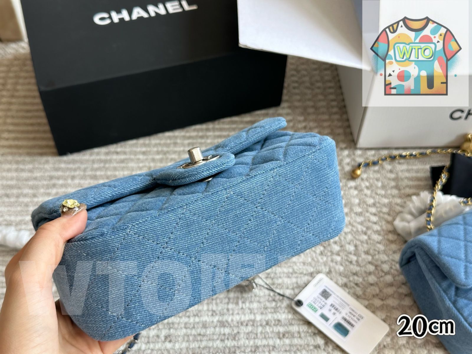 デニム ゴールドボール