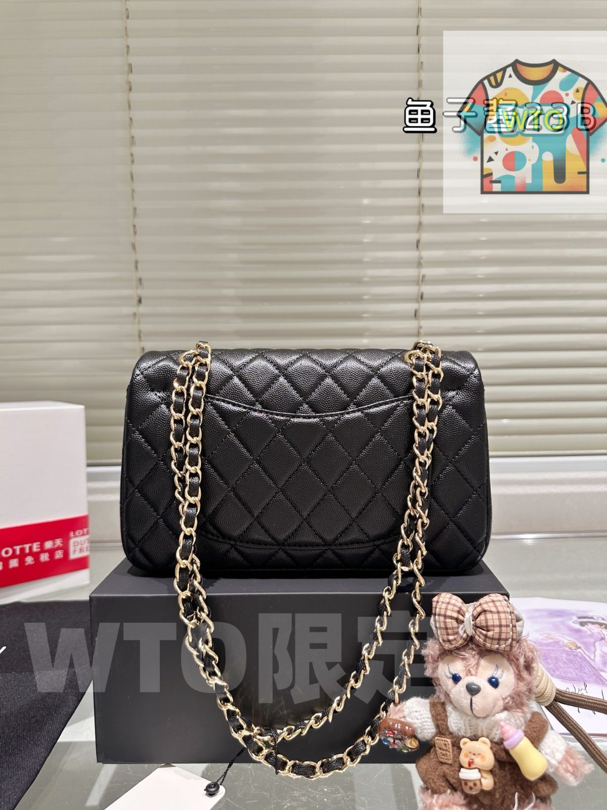 今日 Chanel CF Classic Flap Bag クラシックフラップバッグ 23cm 四季定番 ゴッドデスバッグ-WTO輸入1