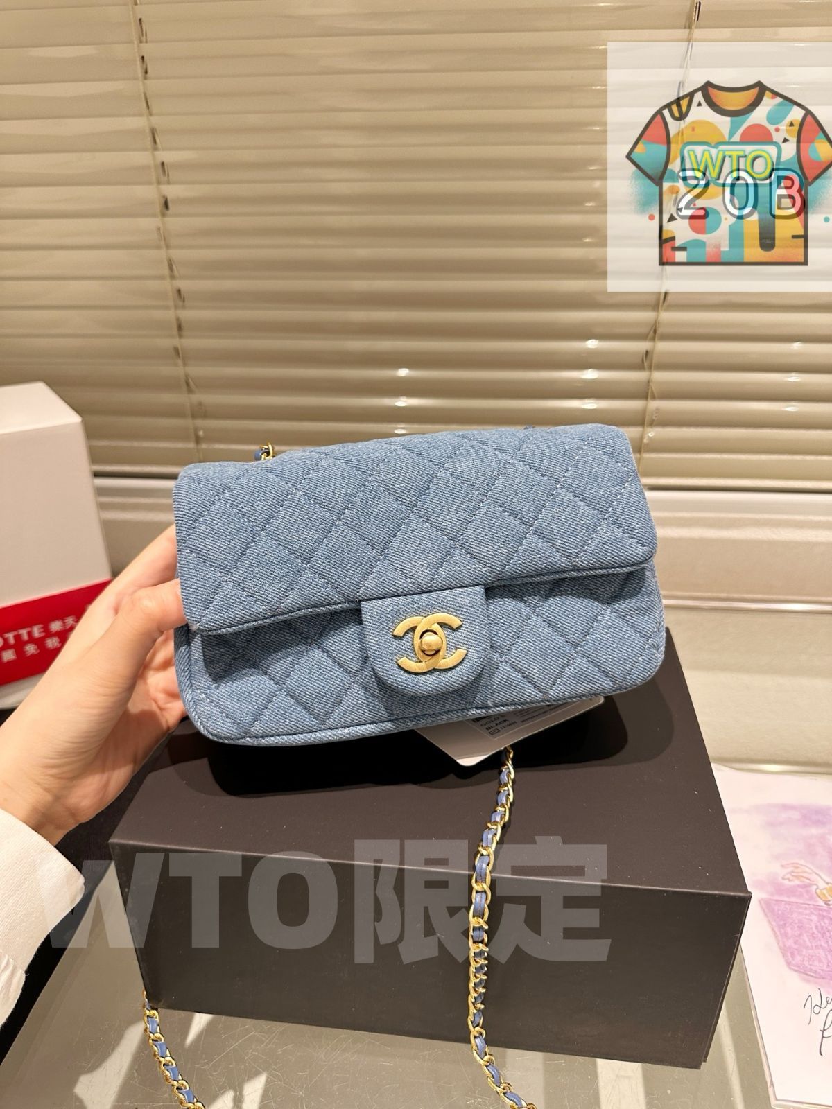 デニム ゴールドボール