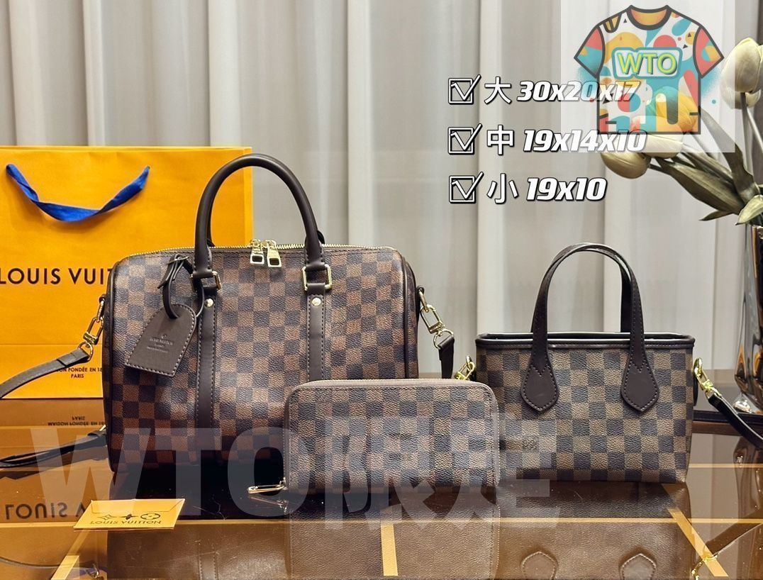 LOUIS VUITTON ルイヴィトン トートバッグ ショルダーバッグ 財布 3点セット｜ ｜ --WTO輸入3