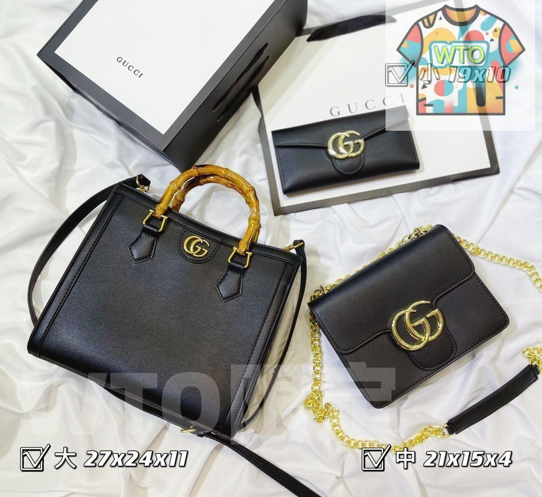 GUCCI グッチ バッグ ショルダーバッグ トートバッグ ハンドバッグ 長財布 3点セット｜ ｜ --WTO輸入3