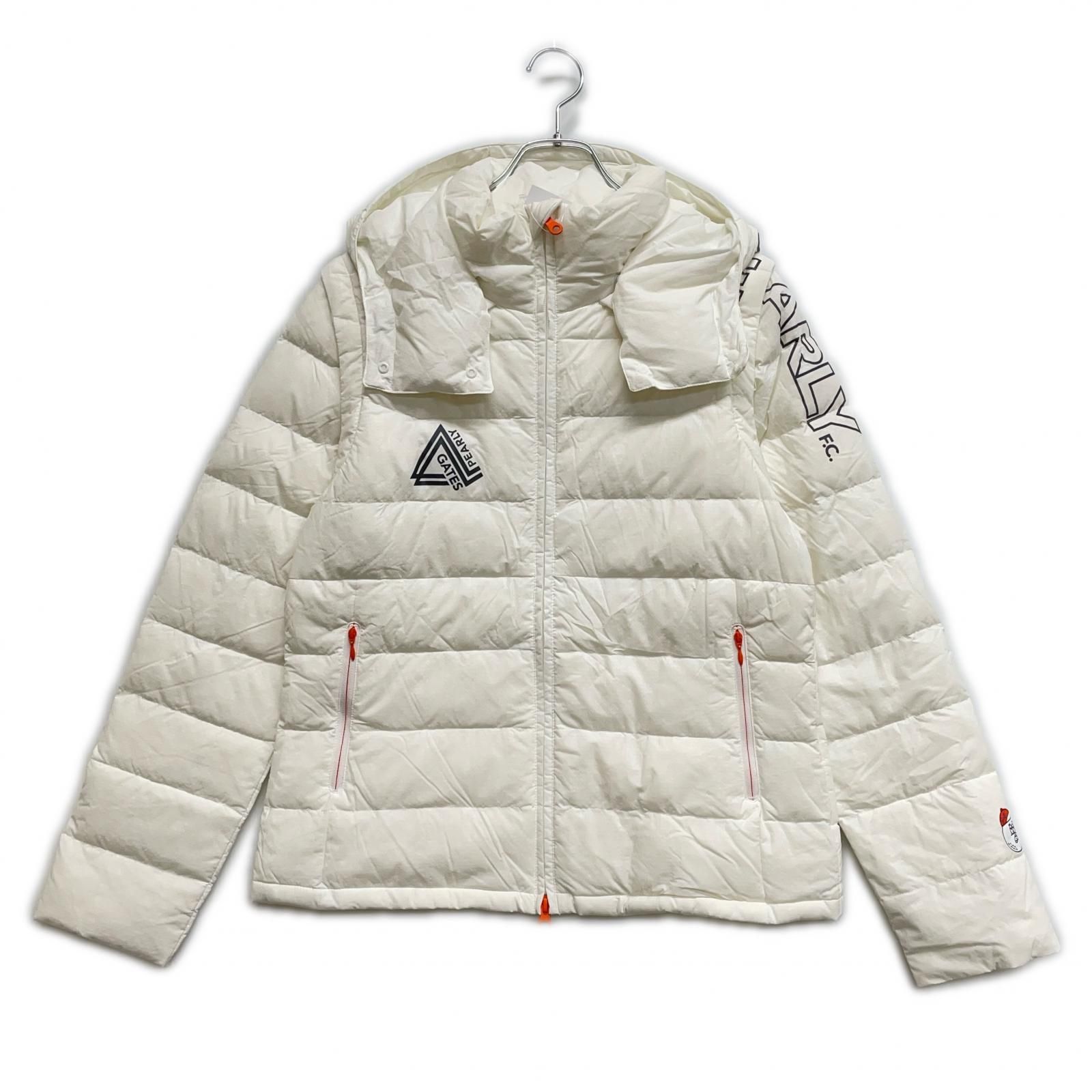 レディース パーリーゲイツ PEARLY GATES ダウンジャケット 2 L 白 ホワイト 防寒 防風 ダブルジップ