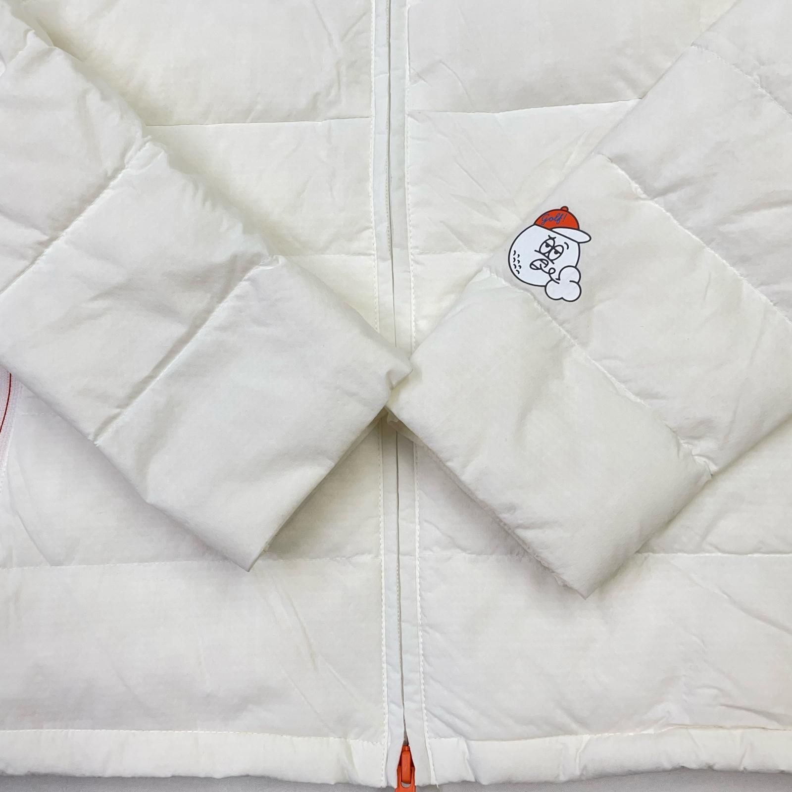  レディース パーリーゲイツ PEARLY GATES ダウンジャケット 2 L 白 ホワイト 防寒 防風 ダブルジップ ジャケット レディースウェア