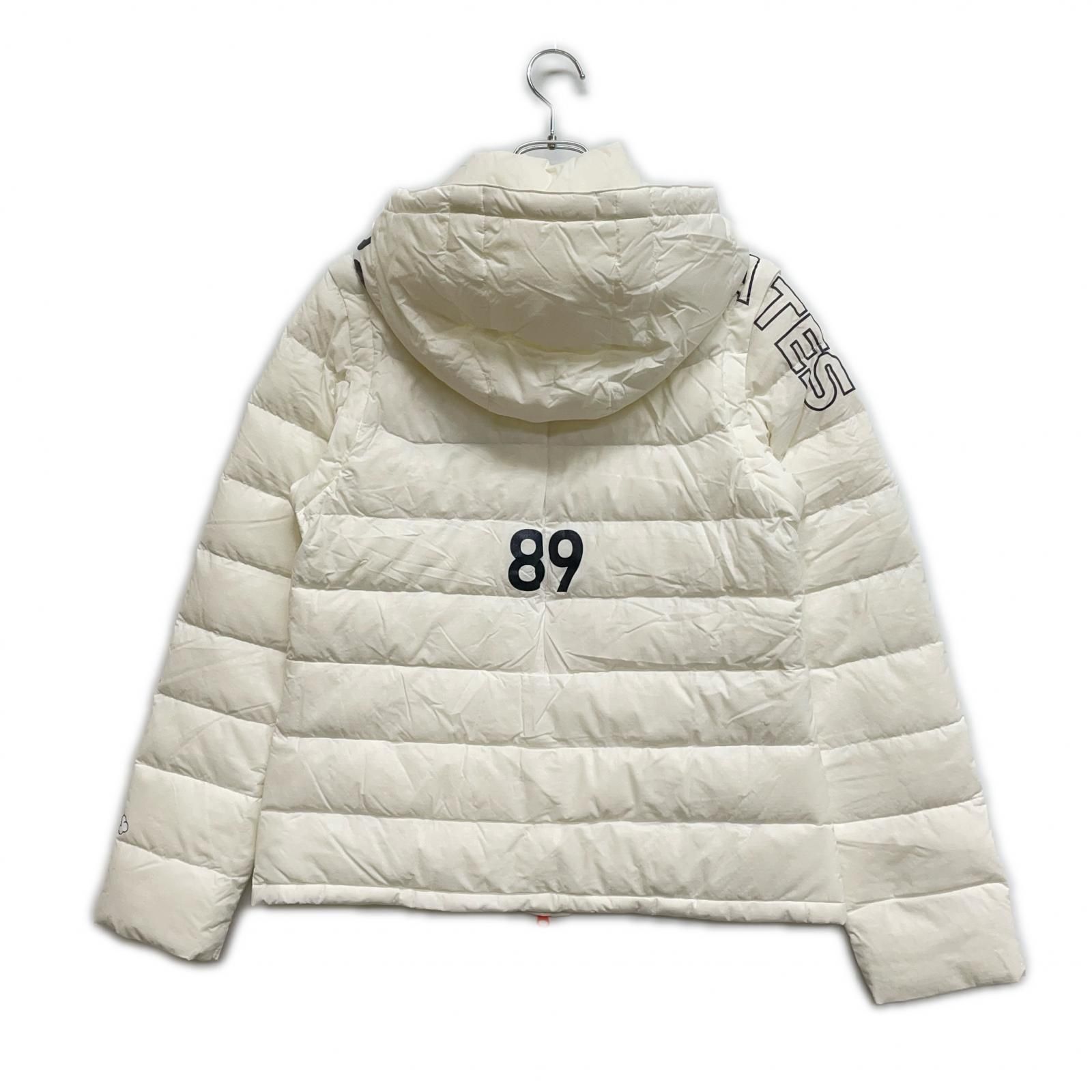 レディース パーリーゲイツ PEARLY GATES ダウンジャケット 2 L 白 ホワイト 防寒 防風 ダブルジップ