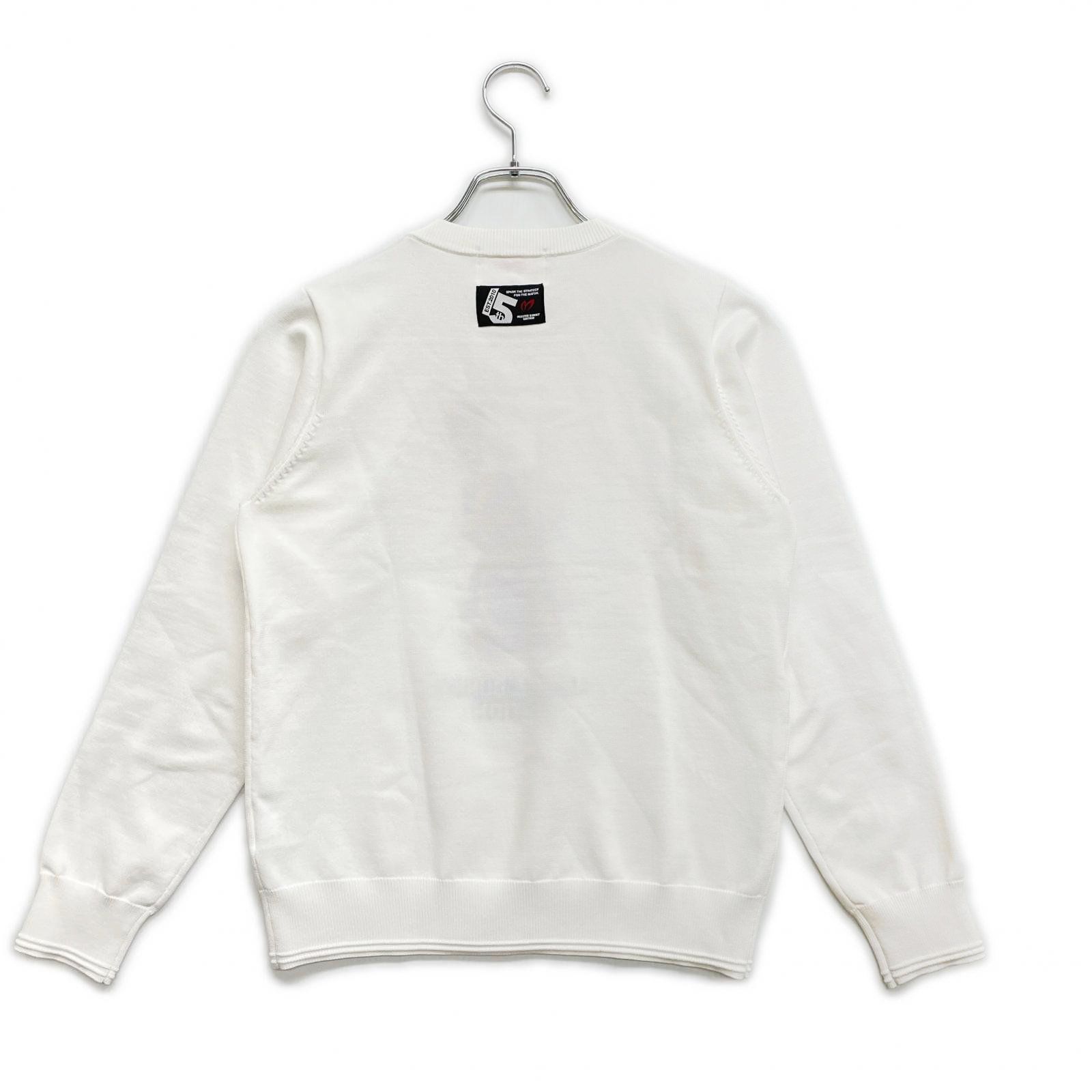 レディース マスターバニーエディション MASTER BUNNY EDITION セーター 0 S ホワイト 長袖 クルーネック