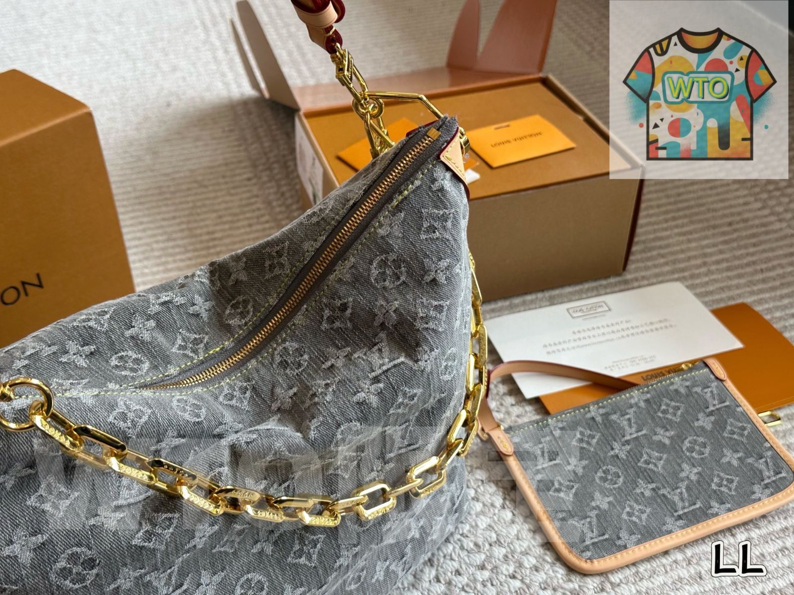 今日 LV 2025 年 デニム マザー - ベビーバッグ-WTO輸入1