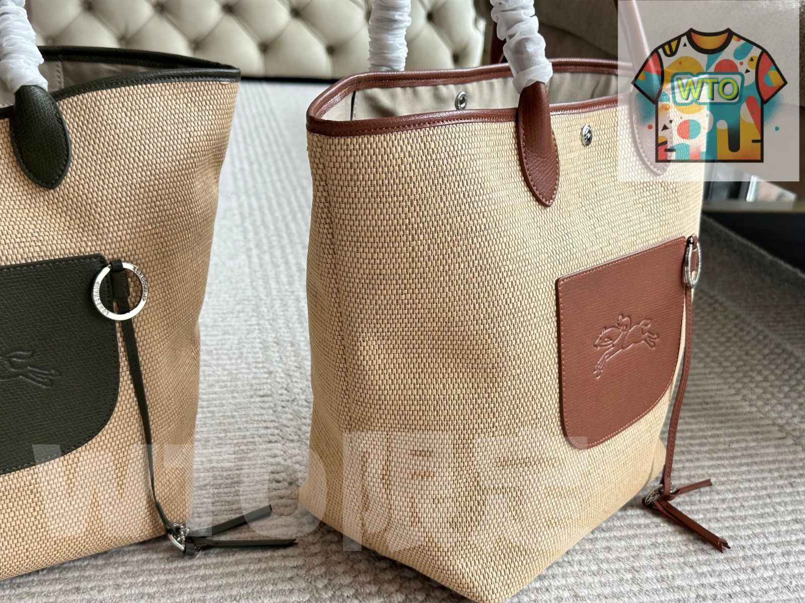  今日 サマーミドルトートバッグ -WTO輸入1 ショルダーバッグ ショルダーバッグ