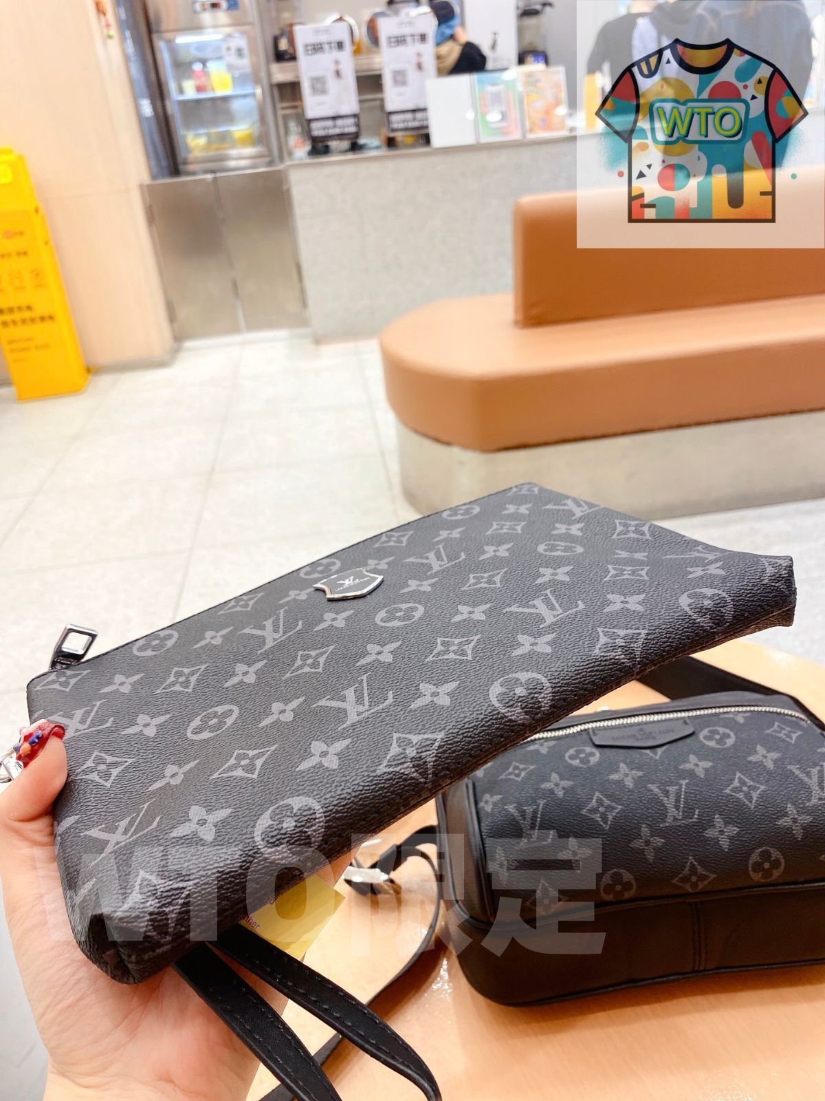  LOUIS VUITTON ルイヴィトン メンズ ショルダーバッグ 帽子 クラッチバッグ 3点セットバッグ｜ ｜ --WTO輸入3 ハンドバッグ バッグ
