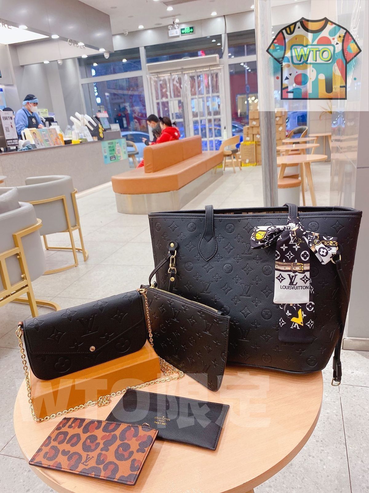  超 LOUIS VUITTON ルイヴィトン トートバッグ ショルダーバッグ 財布 3点セットバッグ｜ ｜ --WTO輸入3 ハンドバッグ バッグ