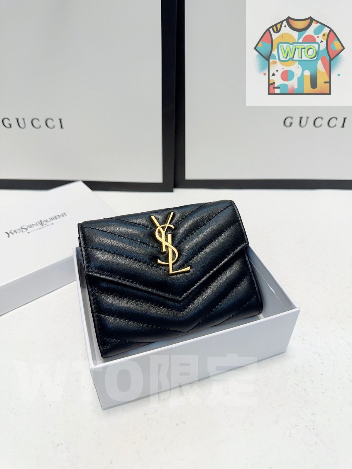 サンローラン財布 財布 両用カードバッグ カード キーケース -WT0輸入