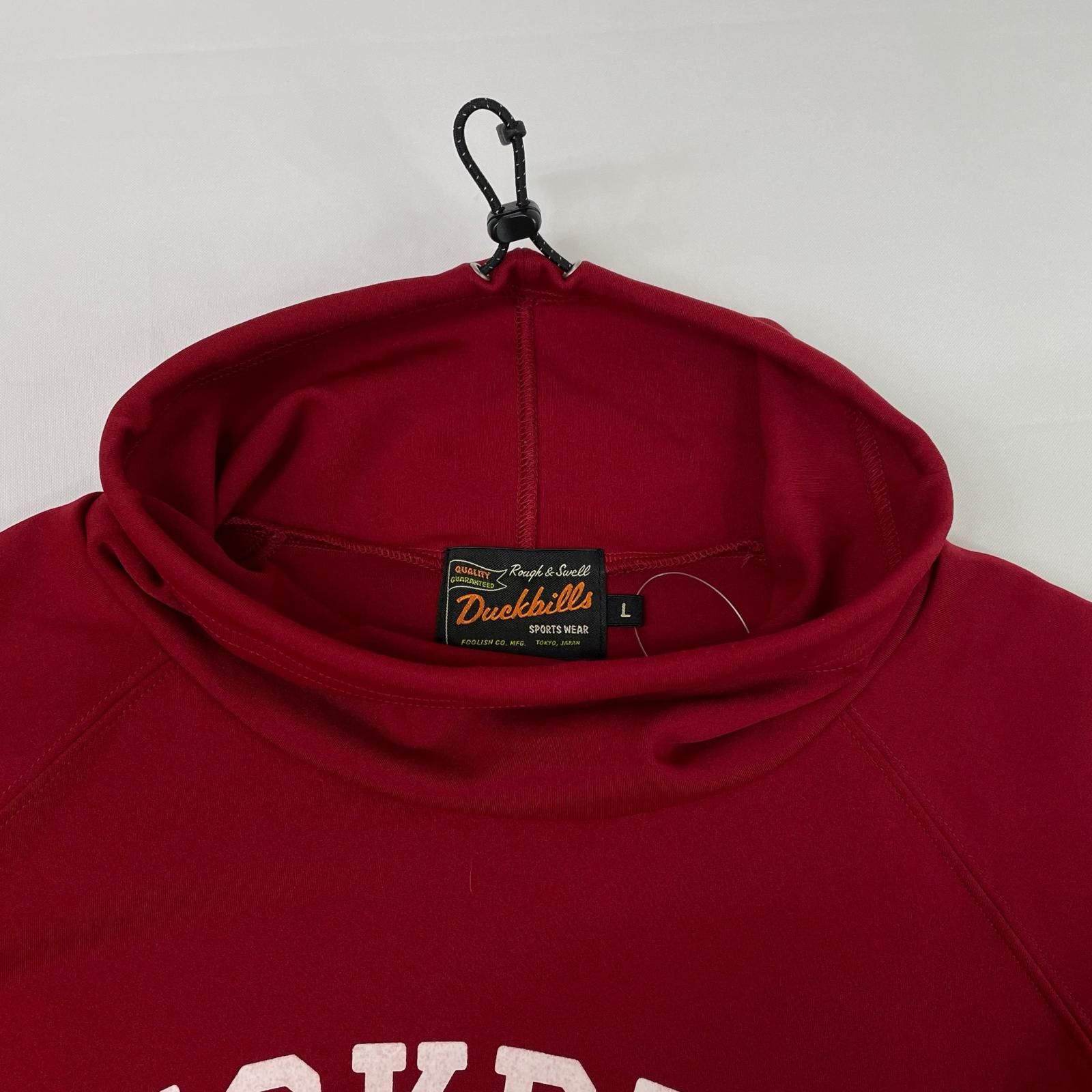 中古 メンズ ラフ＆スウェル rough&swell カットソー L レッド 長袖