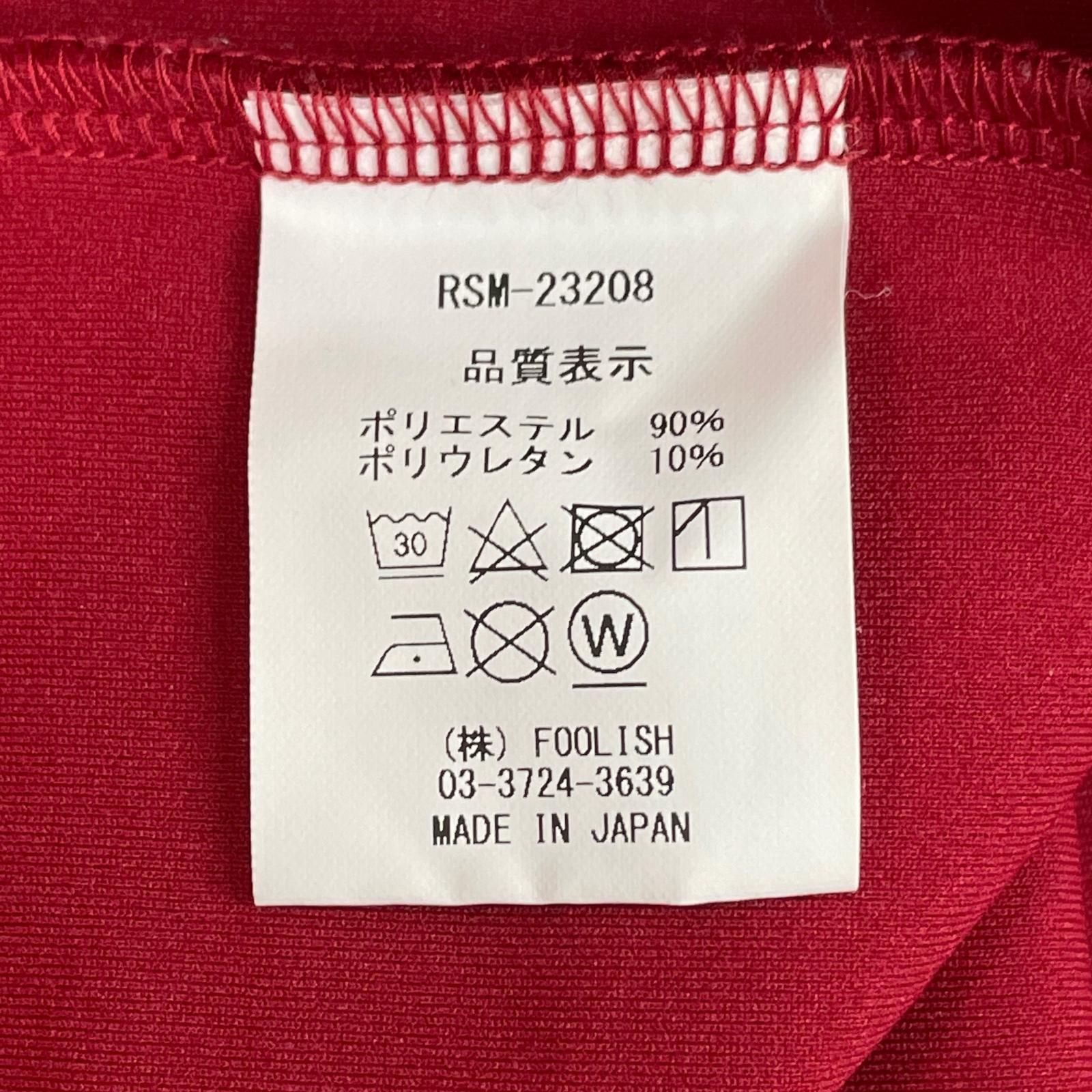 中古 メンズ ラフ＆スウェル rough&swell カットソー L レッド 長袖