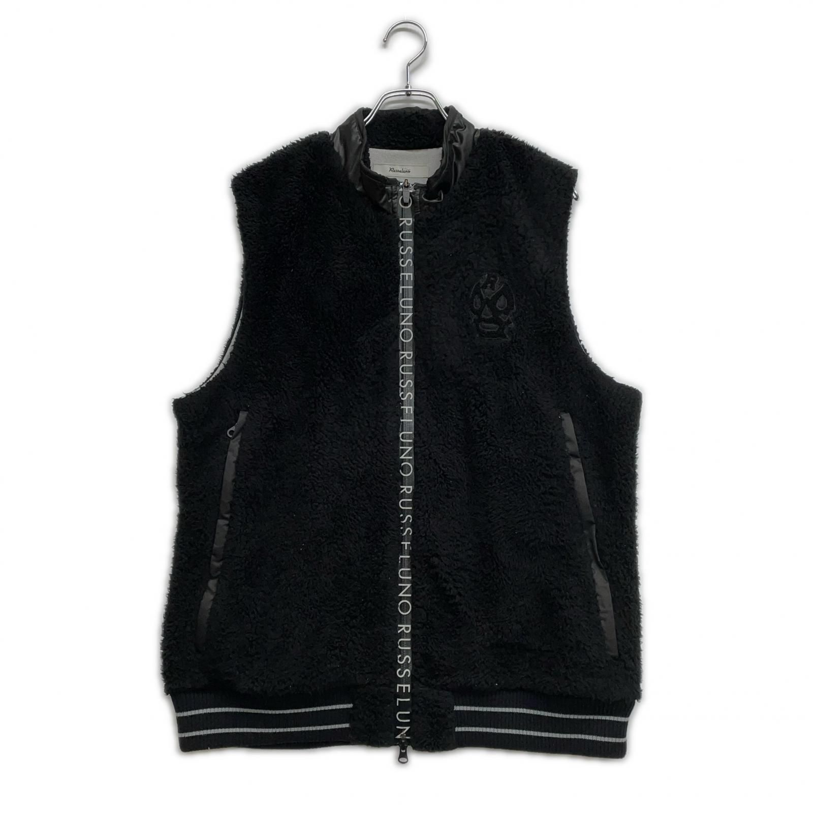 中古 メンズ ラッセルノ RUSSELUNO ベスト 6(LL) 黒系 ブラック ボア