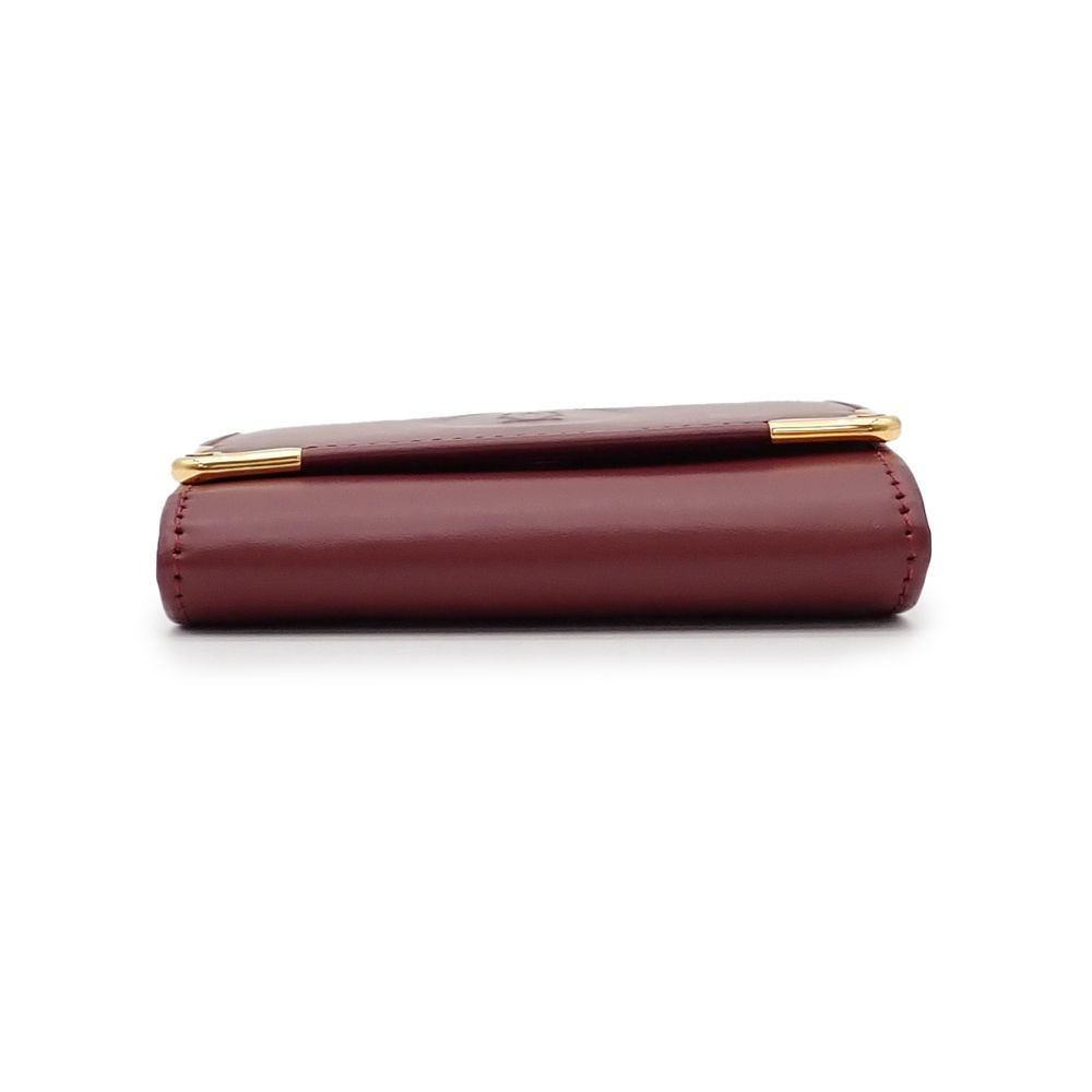 カルティエ マストライン コインケース 小銭入れ レザー ボルドー