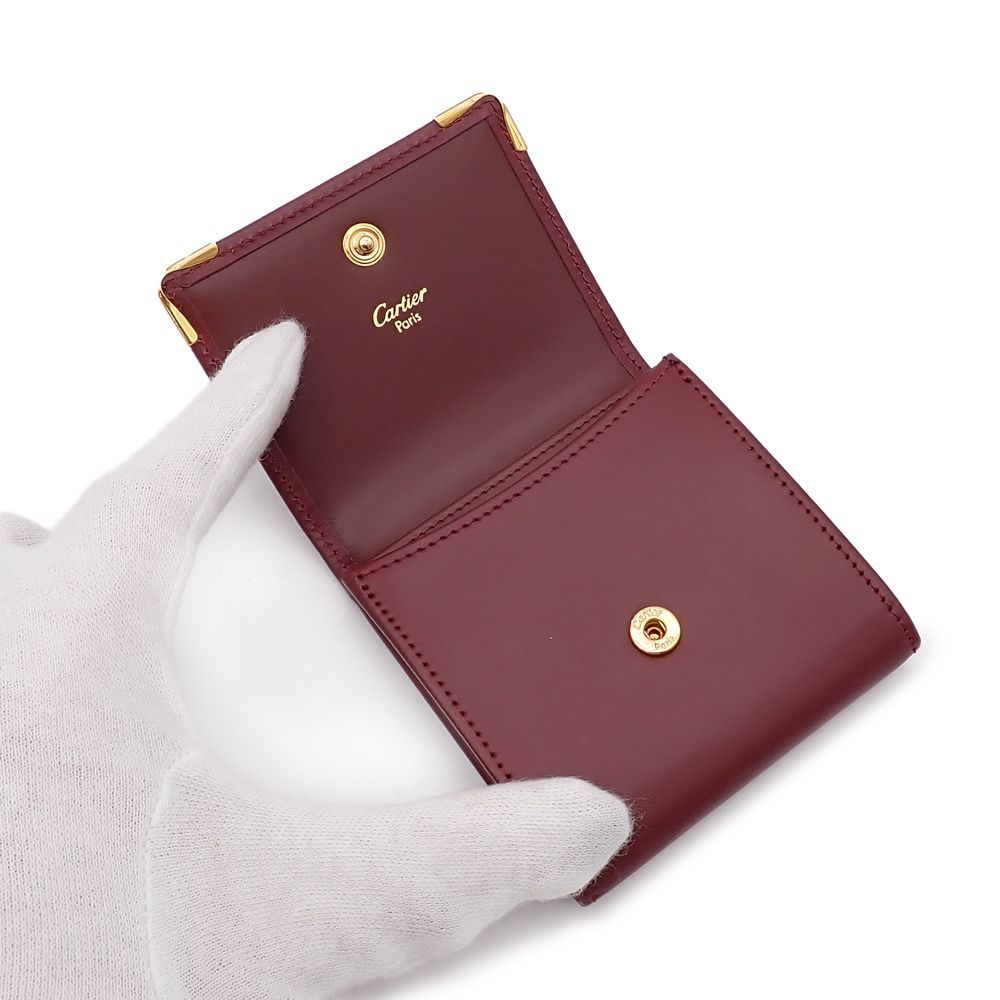 レザー ボルドー