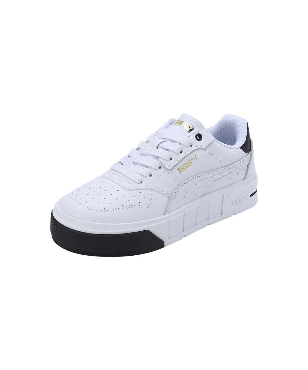 プーマ スニーカー 厚底 プラットフォーム CALI コート レザー 393802 レディース 23年秋冬 プーマホワイト プーマブラック 25 0 cm