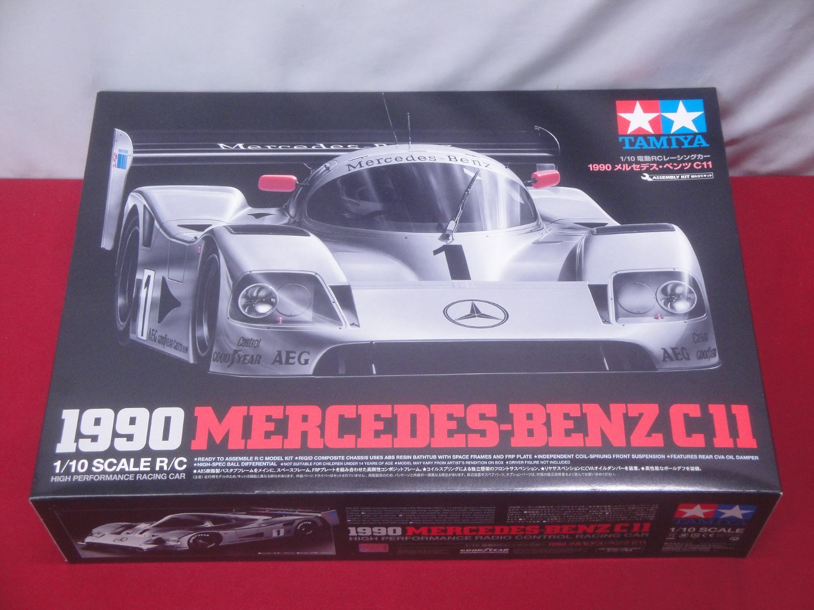 タミヤ　1/10電動RCレーシングカー　1990メルセデス・ベンツ　C11 新品 楽天市場】▽▽【中古】TAMIYA タミヤ 1/10 電動RCレーシングカー 1990