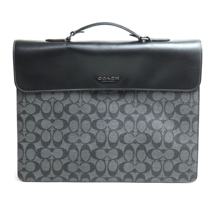 COACH コーチ グラハム フラップ ブリーフ シグネチャー ブリーフ