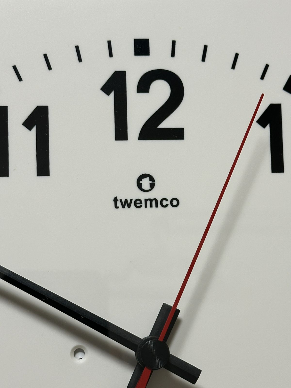 TWEMCO (トゥエンコ) RC-12A ブラック 電波掛け時計 パーペチュアル