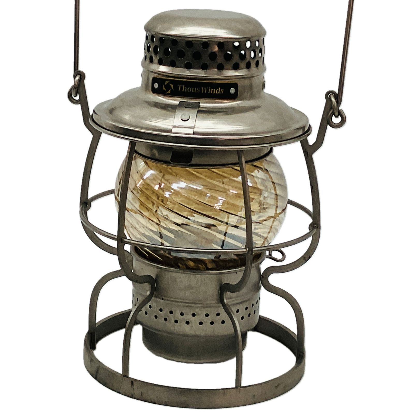 Thous Winds レイルロードランタン ケース付き キャンプ アウトドア用品 ソウズウィンド ジャンク C10405584