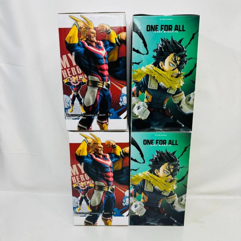 未開封】 僕のヒーローアカデミア プライズ フィギュア 4体 まとめ