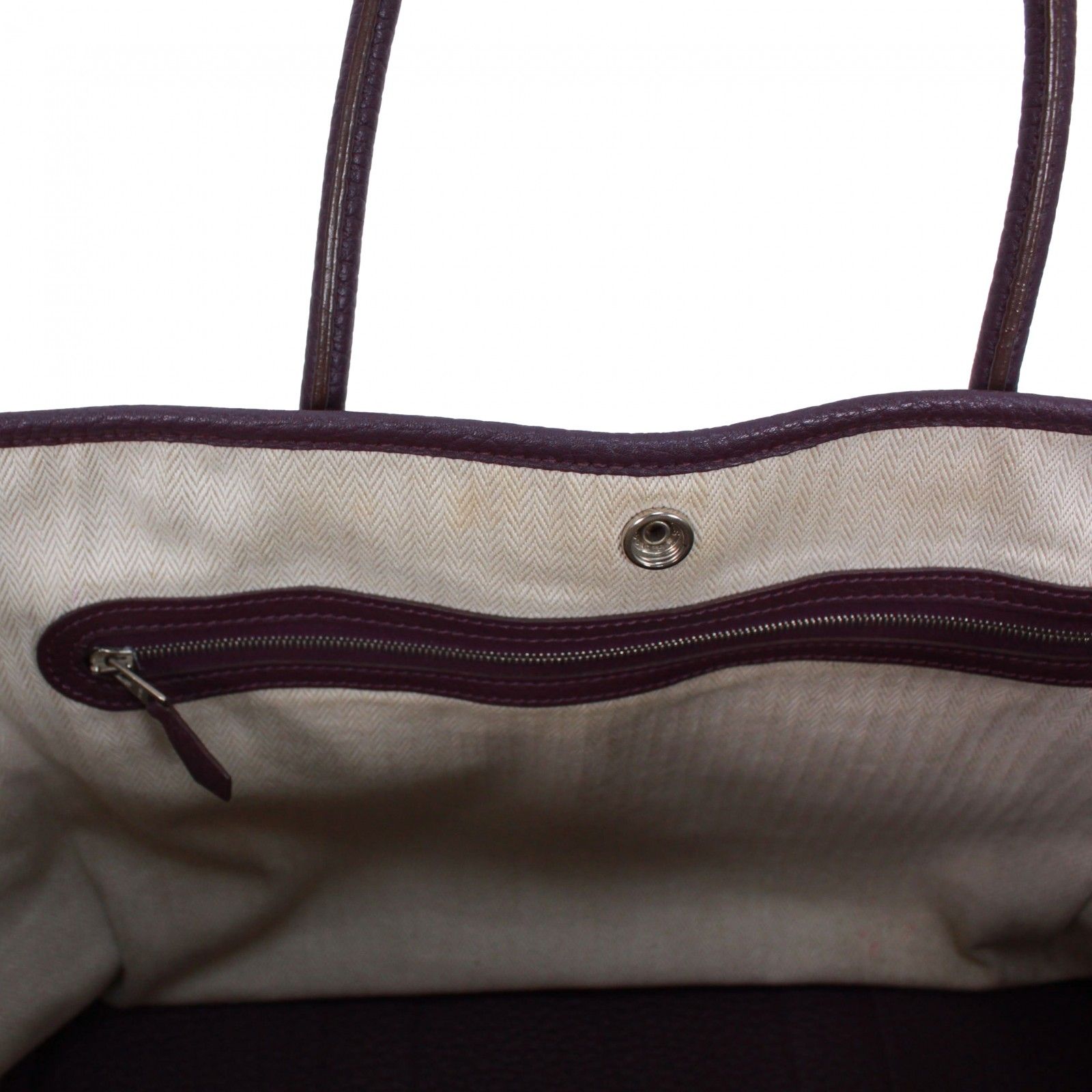  HERMES エルメス ガーデンパーティPM トートバッグ フィヨルド カシス パープル P刻印刻印 レディース トートバッグ バッグ