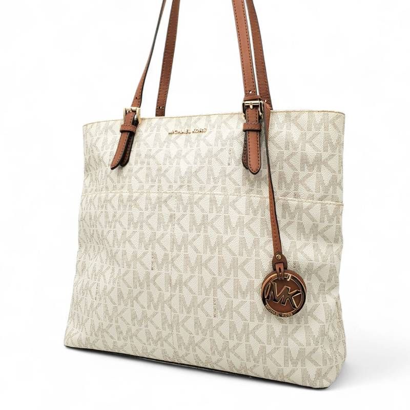 ✨極美品✨ マイケルコース トートバッグ PVC レザー MK シグネチャー MICHAEL Michael Kors マイケルマイケルコース トートバッグ