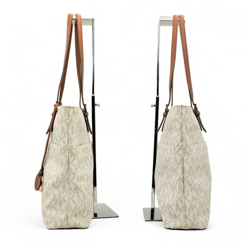 MICHAEL KORSマイケルコース PVCレザー A4収納可 トートバッグ MICHAEL