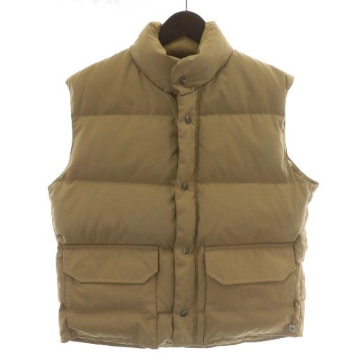 ウッズ Woods 80s ヴィンテージ カナダ製 ダウンベスト アウター ジップアップ M ベージュ 5285 XZ GY01