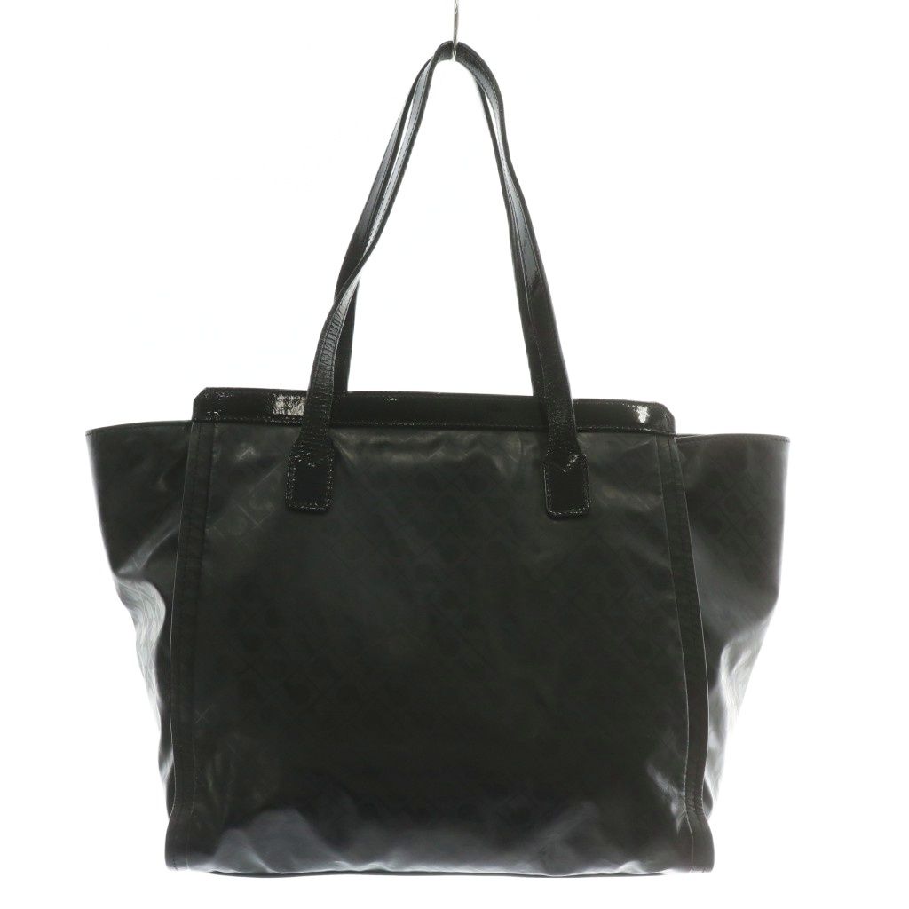 ゲラルディーニ GHERARDINI ソフティ トートバッグ ハンド ロゴ 総柄 黒 ブラック XZ GY18