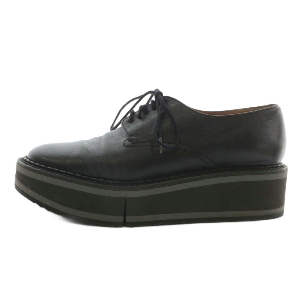 クレジュリー CLERGERIE ダービーシューズ 革靴 レザー 厚底 レース