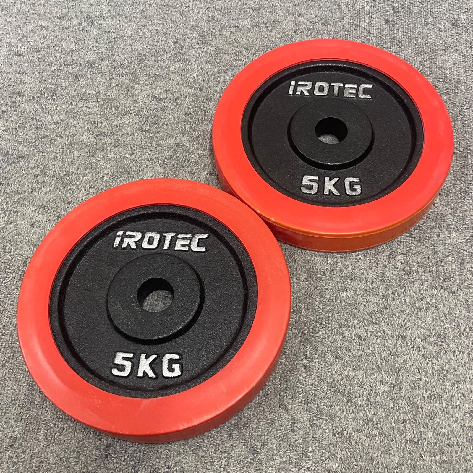 NPA】④ iROTEC アイロテック ダンベルプレート 5kg 2枚 10kg - メルカリ