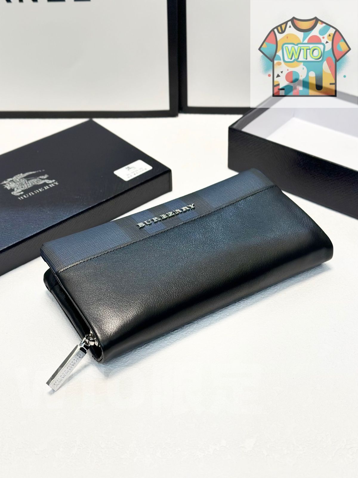 バーバリー メンズ レザー ハンドバッグ 21×11cm 高品質レザー ボックス付き -WT0輸入