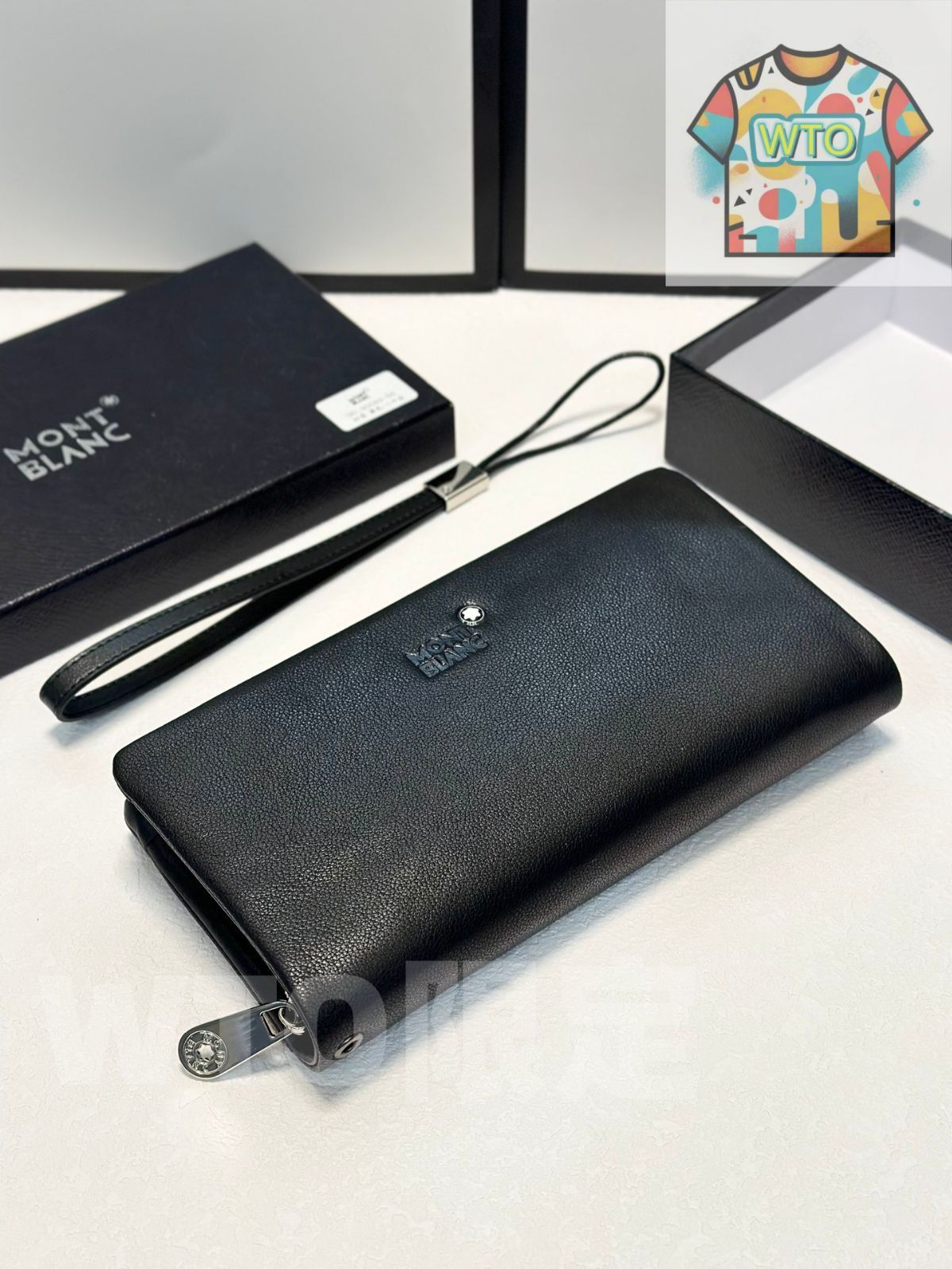 モンブラン メンズ レザー ハンドバッグ 21×10cm 高品質レザー ボックス付き -WT0輸入