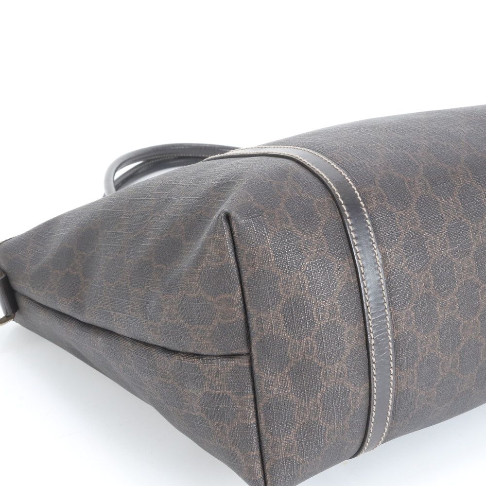  グッチ GG スプリーム レザー トート バッグ 肩掛け ショルダー A 4 197953 ブラウン 茶色 本革 レディース RRE CZ 30-1 トートバッグ バッグ