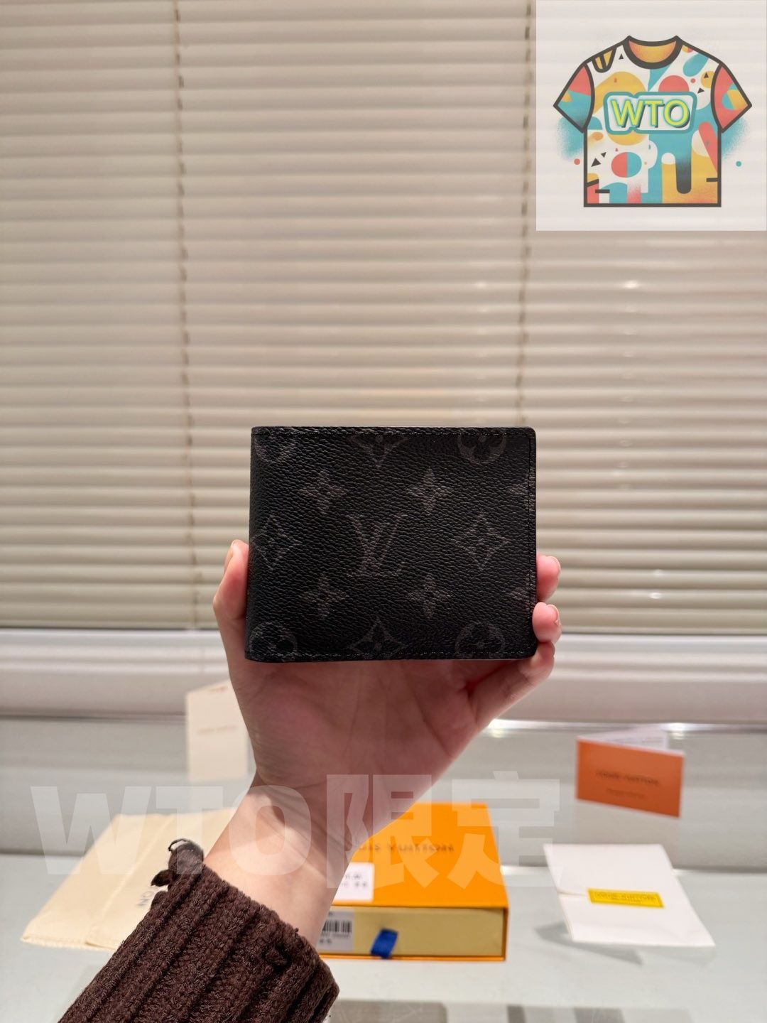 ルイ ヴィトン バイフォールドウォレット 12×10cm コンパクトで実用的 ボックス付き -WT0輸入