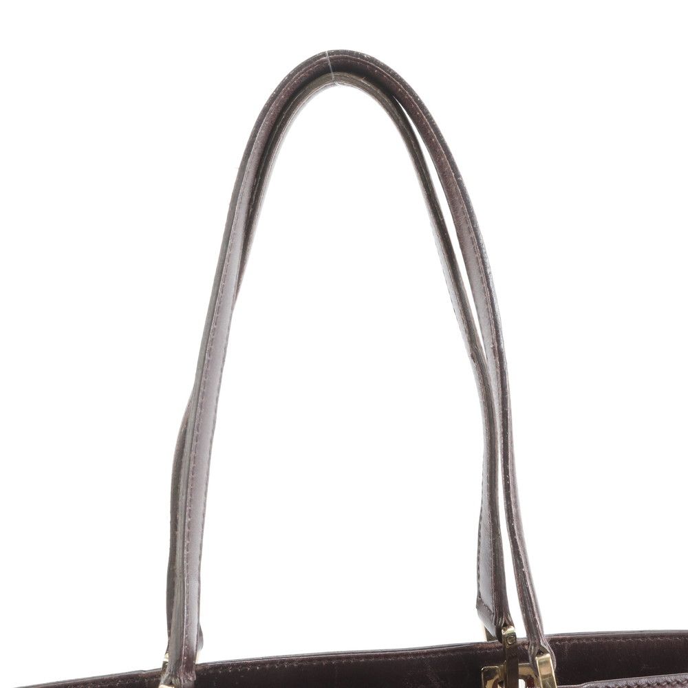 グッチ グッチシマ ホースビット レザー トート バッグ 肩掛け ショルダー 145984 ブラウン 本革 レディース RRE CZ31-4