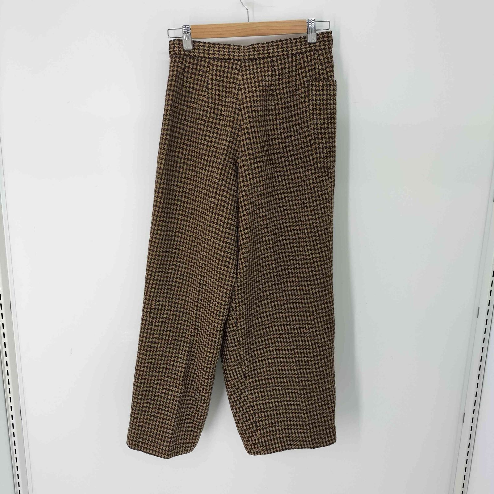 トリココムデギャルソン tricot COMME des GARCONS 千鳥格子 アシンメトリーパンツ レディース JPN M