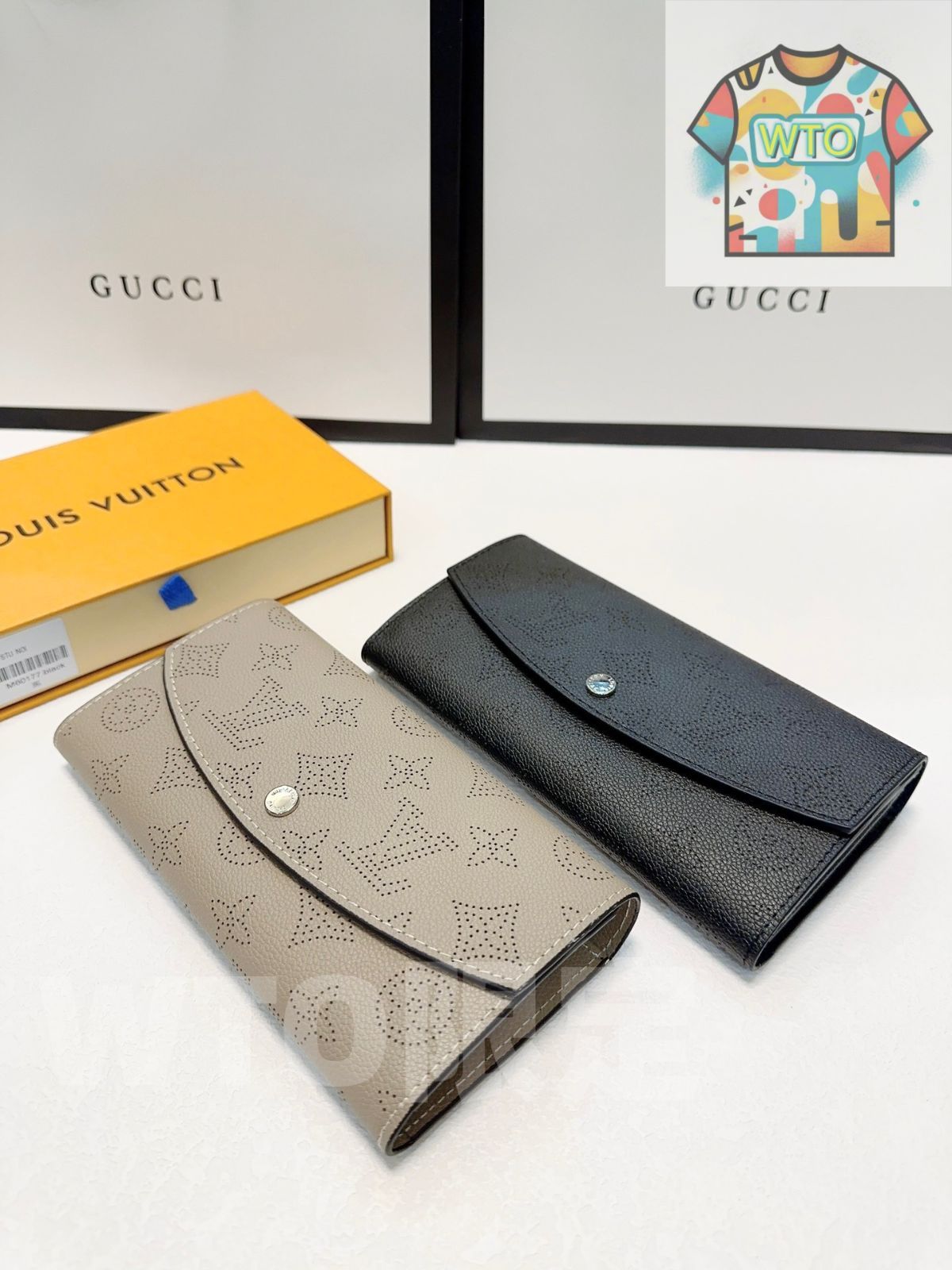 ルイ ヴィトン バイフォールドウォレット 19×10cm 高品質レザー ボックス付き -WT0輸入