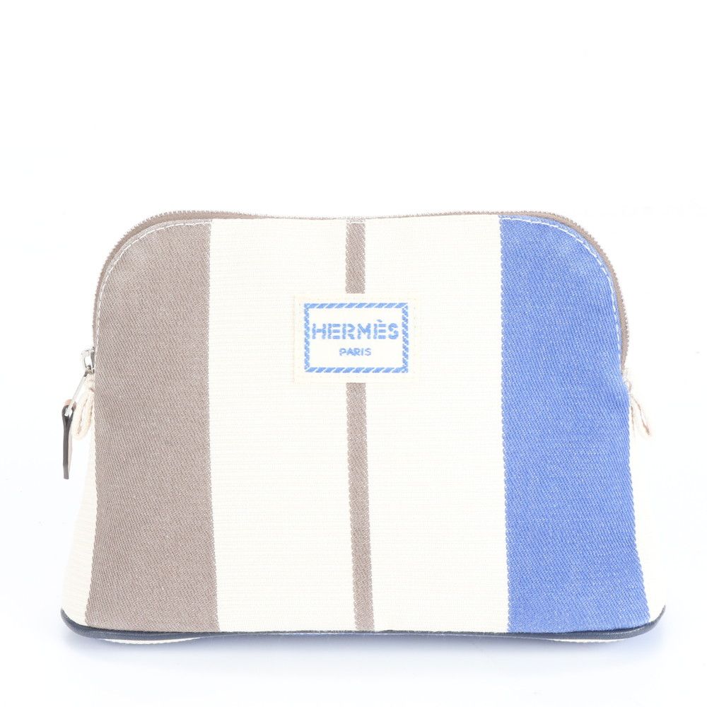 数量限定で特別販売。 エルメス ボリード ポーチ レイユール ロカバール 小物入れ メイク レディース EEE CZ28-4