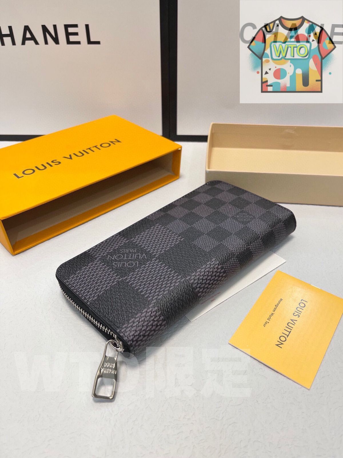 シングルジップ ハンドバッグ 19×10cm レザー＆PVC ボックス付き -WT0輸入 MERCADOAVALIA_COM_BR