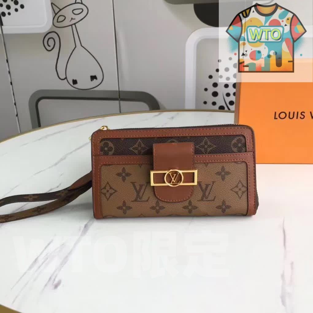 LV ルイヴィトン Louis Vuitton ダフネ ウォレット 19.5×11.5×2cm モノグラムリバースキャンバス -WTO輸入