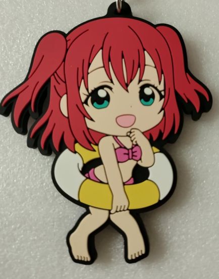 e➕ラブライブ➕ 黒澤ルビィ 水着 ラバーストラップ - メルカリ