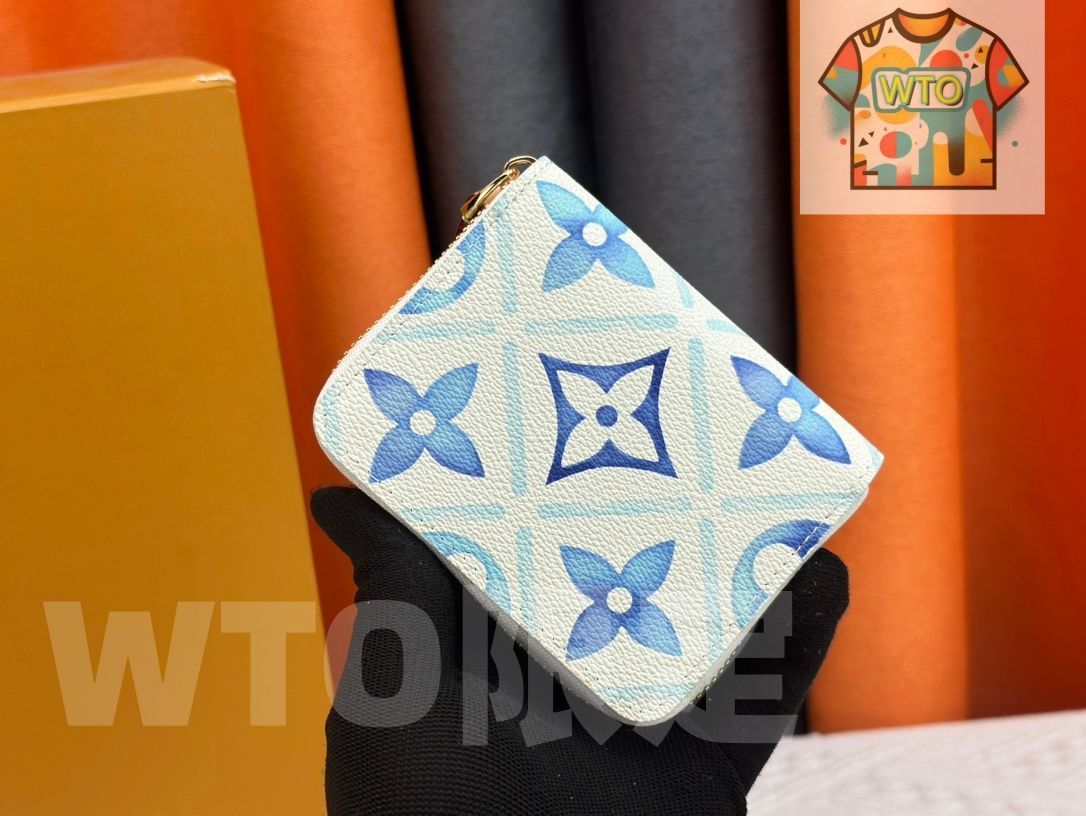 LV ルイヴィトン Louis Vuitton Zippy コインケース 11×8×1cm モノグラムタイルプリント -WTO輸入