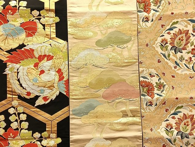 平和屋着物■袋帯 西陣 まとめて100点 鳳凰 向かい鶴 雉 孔雀羽 更紗 宝相華 金銀糸 など 着用可能多数 未使用品あり 全て正絹 mmm024 平和屋着物□袋帯 西陣 まとめて100点 鳳凰 向かい鶴 雉 孔雀羽 更紗