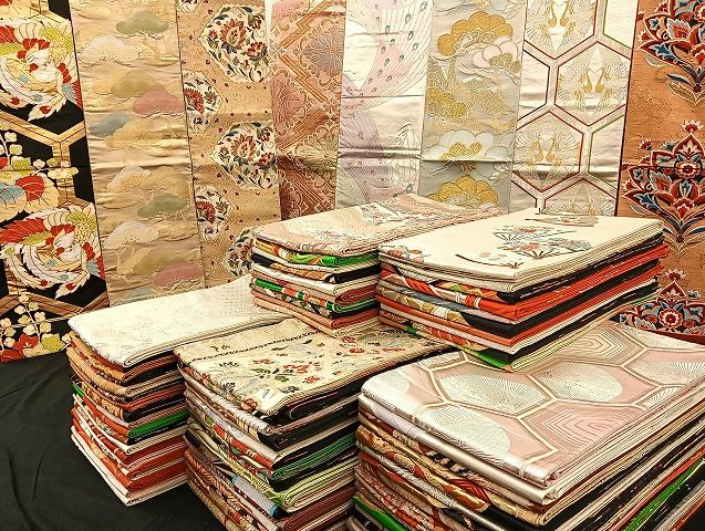 平和屋着物□袋帯 西陣 まとめて100点 鳳凰 向かい鶴 雉 孔雀羽 更紗